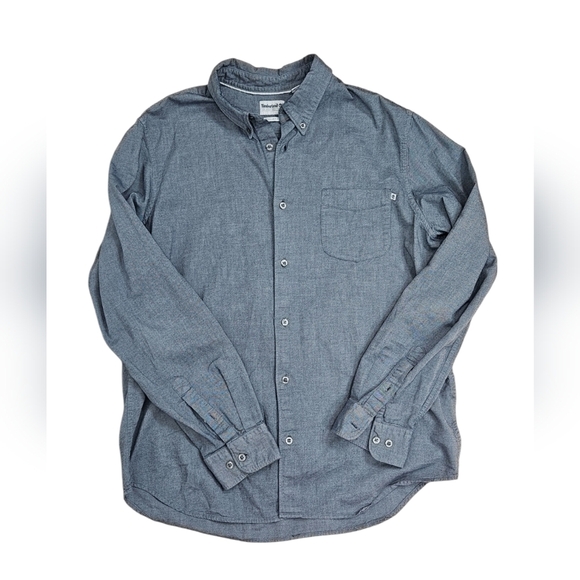 Timberland Button Down Shirt 100% Cotton Tagged Size XL - Picture 7 of 13